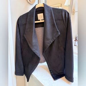 Chaser Black Suede Blazer